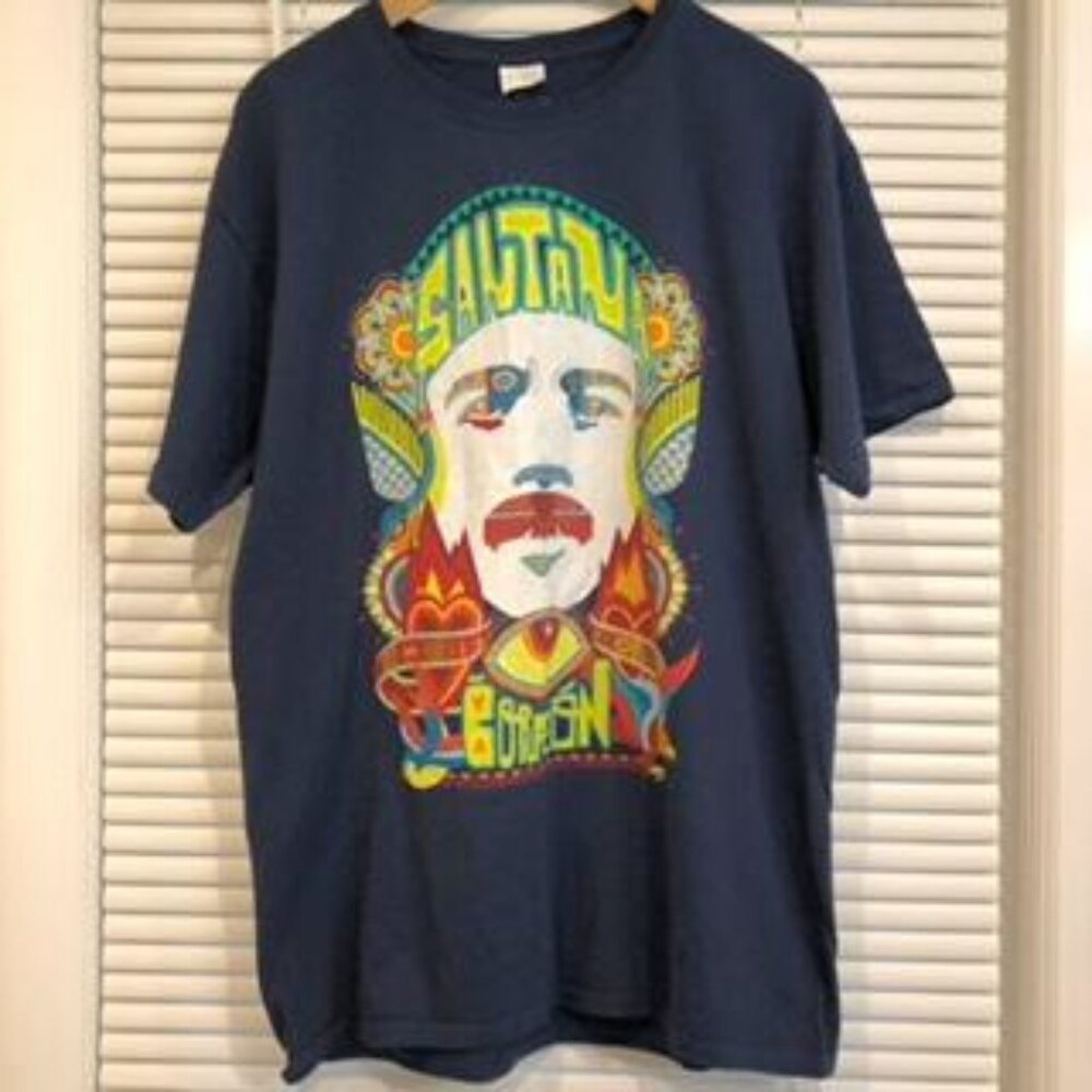 Santana Corazón 2015 Tour T-Shirt Size L.